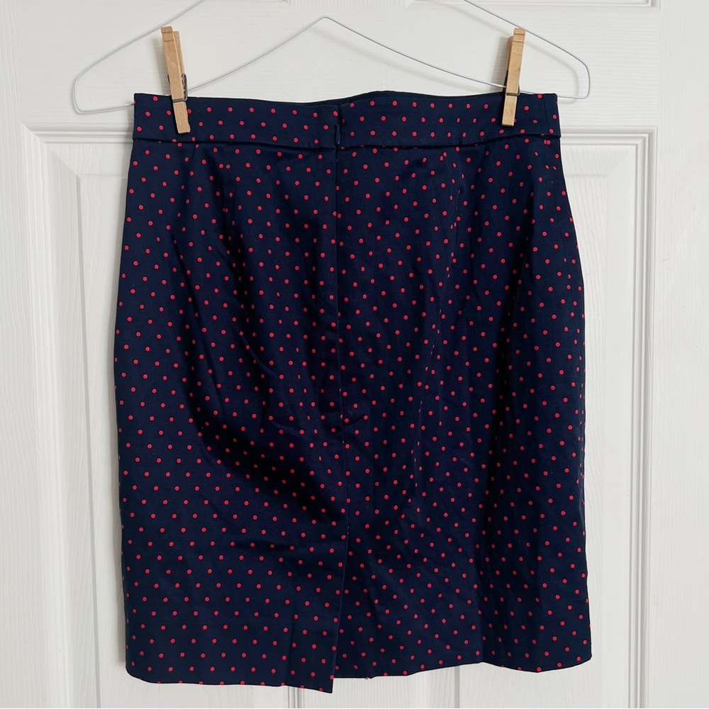 J. Crew | The Pencil Skirt Polkadot 2P